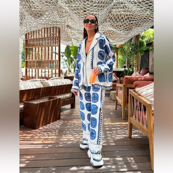 NWT ZARA SS24 PRINTED SHIRT ZW COLLECTION 2792/137 014/003 - Picture 7 of 15